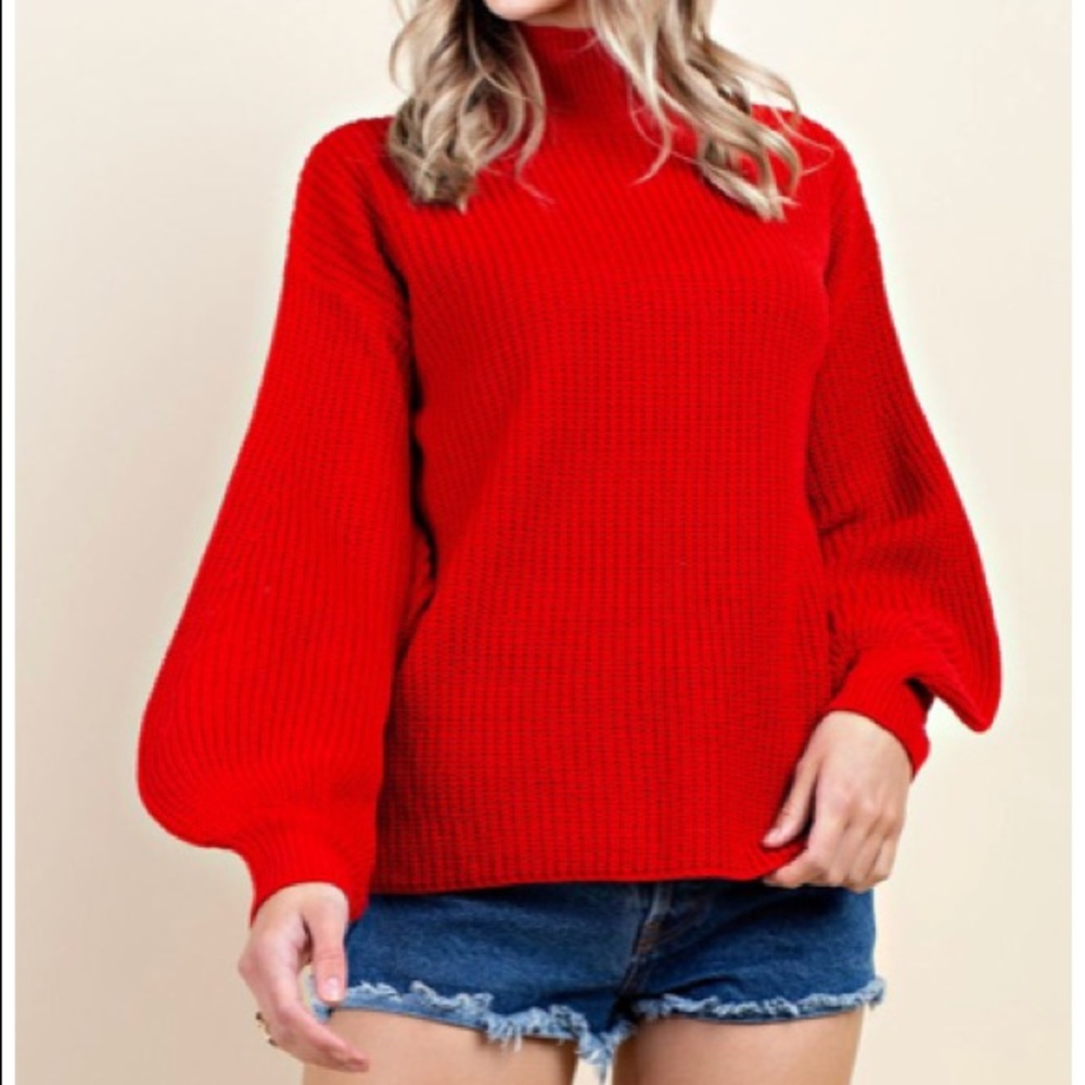 Red sweater